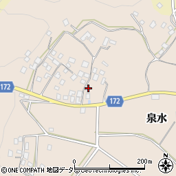 千葉県夷隅郡大多喜町泉水277周辺の地図