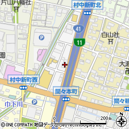 愛知県小牧市村中新町49周辺の地図
