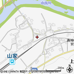 京都府綾部市上原町大道脇周辺の地図