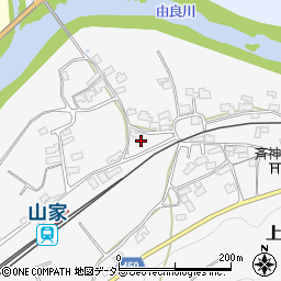 京都府綾部市上原町（大道脇）周辺の地図