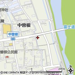 神奈川県小田原市中曽根185周辺の地図
