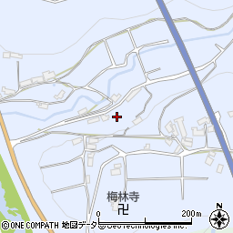 京都府綾部市釜輪町乙味井根ノ上周辺の地図