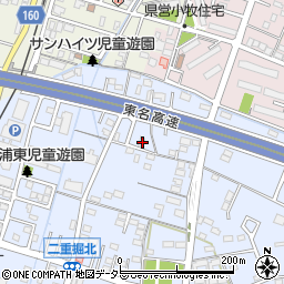 愛知県小牧市二重堀600-2周辺の地図