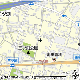 愛知県小牧市三ツ渕430-2周辺の地図