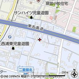 愛知県小牧市二重堀619周辺の地図