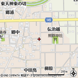 愛知県一宮市萩原町花井方郷中39周辺の地図