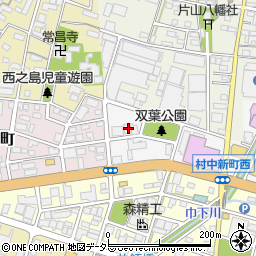 愛知県小牧市村中新町5周辺の地図