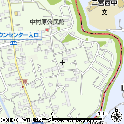 神奈川県小田原市中村原217-3周辺の地図