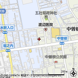 神奈川県小田原市中曽根83周辺の地図