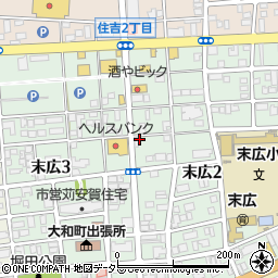 Ｊネットレンタカー一宮店周辺の地図