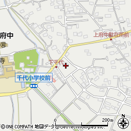 神奈川県小田原市千代1075-3周辺の地図