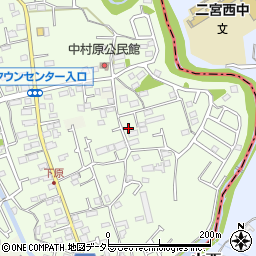 神奈川県小田原市中村原217-4周辺の地図