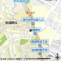 ファミリーマート湘南港が丘店周辺の地図