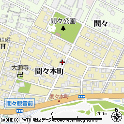 愛知県小牧市間々本町周辺の地図