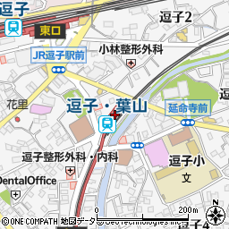 東秀新逗子店周辺の地図