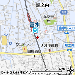 ファミリーマート富水駅前店周辺の地図