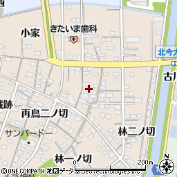 愛知県一宮市北今林四ノ切2043-1周辺の地図