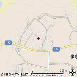 千葉県夷隅郡大多喜町泉水283周辺の地図