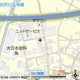 愛知県小牧市三ツ渕741周辺の地図