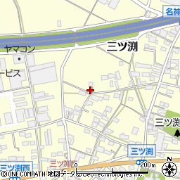 愛知県小牧市三ツ渕246周辺の地図