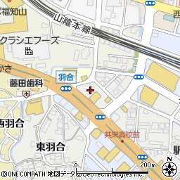すき家９号福知山店周辺の地図