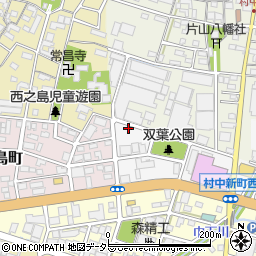 愛知県小牧市村中新町3周辺の地図