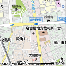 愛知県警察少年サポートセンター　一宮周辺の地図