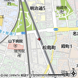 愛知県一宮市一宮（山田）周辺の地図