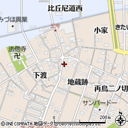 愛知県一宮市北今地蔵跡1728周辺の地図