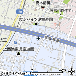 愛知県小牧市二重堀624周辺の地図