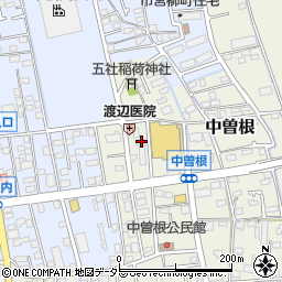 神奈川県小田原市中曽根76周辺の地図