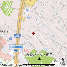 川島田コーポサナダ周辺の地図