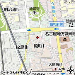 愛知県一宮市殿町1丁目15周辺の地図