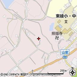 京都府綾部市鷹栖町船谷周辺の地図