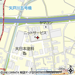 愛知県小牧市三ツ渕734周辺の地図