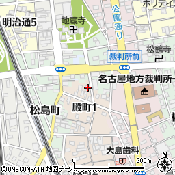 愛知県一宮市殿町1丁目27-4周辺の地図
