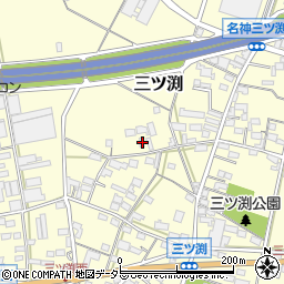 愛知県小牧市三ツ渕242周辺の地図