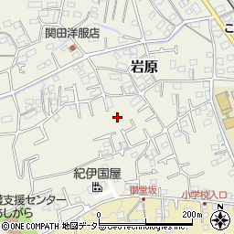 神奈川県南足柄市岩原周辺の地図