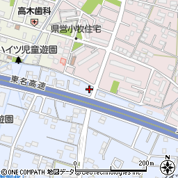 愛知県小牧市二重堀586周辺の地図