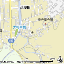 京都府綾部市上延町周辺の地図