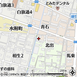 愛知県一宮市浅野青石38周辺の地図