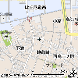 愛知県一宮市北今地蔵跡1729周辺の地図