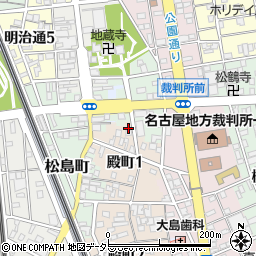 愛知県一宮市殿町1丁目27周辺の地図