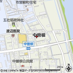 神奈川県小田原市中曽根191周辺の地図