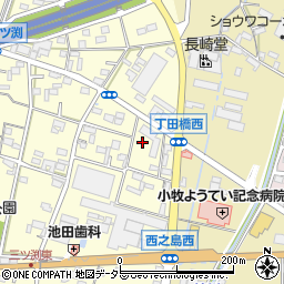 愛知県小牧市三ツ渕1816周辺の地図