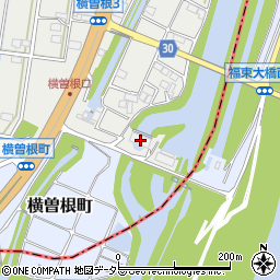 大垣市役所　水門川排水機場周辺の地図