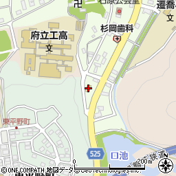 セブンイレブン福知山石原店周辺の地図