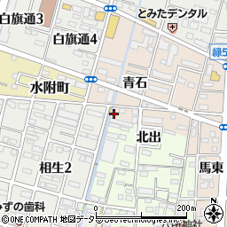 愛知県一宮市浅野青石38-2周辺の地図