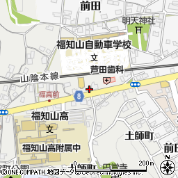 福知山土師郵便局 ＡＴＭ周辺の地図