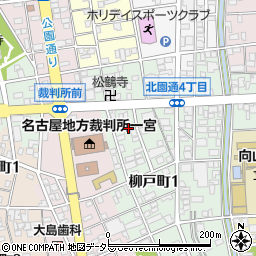 愛知県一宮市北園通3丁目19周辺の地図